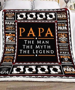 Papa, The Man, The Myth, The Legend Bed Set - Customized Bed Set for Fathers