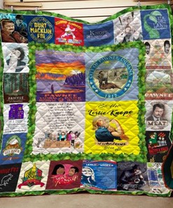 Parks and Recreation Collage Quilt V0512 with Quilt Bedding Set Vintage