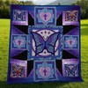 Patchwork Quilt Blanket with Touching Message for Loved Ones