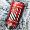 Patriotic Chicago Blackhawks NHL Tumbler - Ideal Beverage Container for Sports Enthusiasts