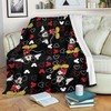 Pattern Mickey Mouse Disney Fleece Blanket Gift For Fan, Premium Comfy Sofa Throw Blanket Gift