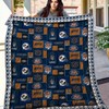 Pattern NCAA Auburn Tigers Lovers Quilt Bedding Set for Fans
