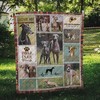 Paws And Enjoy The Good Life Greyhound Quilt Bedding Set with Adorable Design