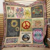 Peaceful Easy Feeling with Hippie Quilt Blanket for Fans of All Ages