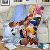 Peanuts All Character Snoopy Fleece Throw Blanket Gift