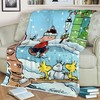 Peanuts Snoopy And Woodstock Charlie Brown Sofa Throw Blanket Gift