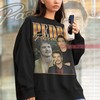 Pedro Pascal Sweatshirt | Narco Fan Tee | Actor Pedro Pascal Retro 90s Sweater