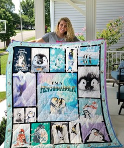 Penguinaholic I'm A Penguinaholic Quilt Bedding Set for Animal-Loving Homes
