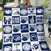 Penn State Nittany Lions Quilt Blanket, Ideal for Sports Fans