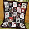 Pennywise Movies Quilt 3D Print Horror Movie Quilt Bedding Set for Horror Fans
