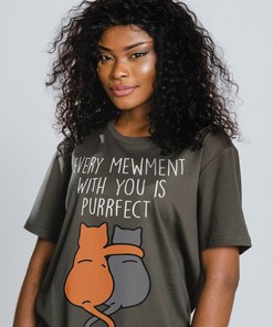 Perfect Unisex Tee for Cat Lovers: Every Mewment with You