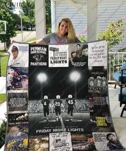 Permian High School Panthers Friday Night Lights Quilt Bedding Set for Sports Fans