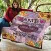 Personalized Auntie Sunflower Blanket - A Heartwarming Gift for Your Beloved Aunt