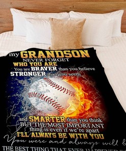 Personalized Baseball Quilt Bed Set for Grandson's Birthday