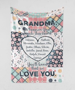 Personalized Blanket for Grandma - Show Your Love for Your Grandmother