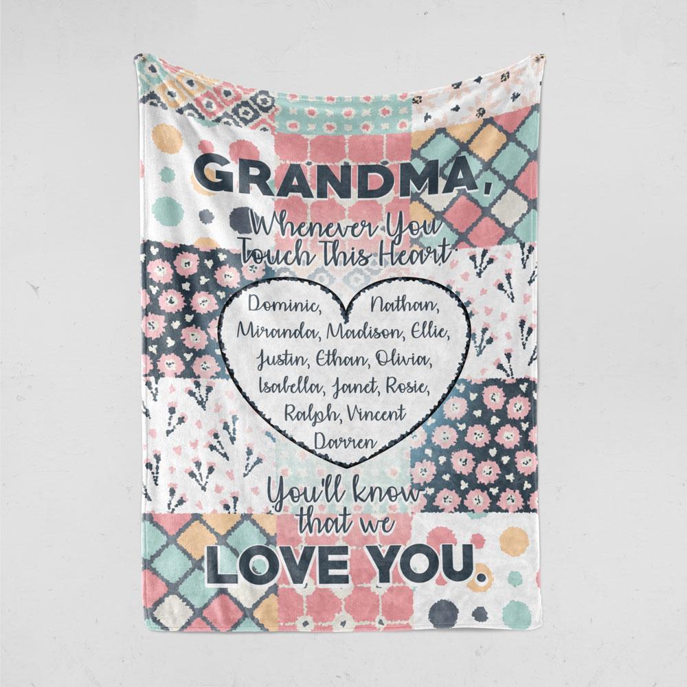 Personalized Blanket for Grandma - Show Your Love for Your Grandmother