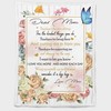 Personalized Butterfly Themed Quilt Blanket for Mom's Birthday