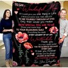 Personalized Fleece Blanket Gift Idea for Moms from Daughters