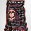 Personalized Fleece Blanket for Wife to Show Your Love