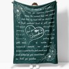 Personalized Floral I Love You Grandma Full Size Quilt Bed Set for Birthday