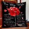 Personalized From Husband To My Wife I Love You Forever And Always Quilt Bedding Set