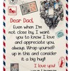 Personalized Lineman Letter Blanket for Dad's Birthday, Perfect Gift for Dad