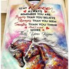 Personalized Niece's Horse Fleece Bedding Set
