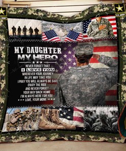 Personalized Quilt Blanket - Never Forget That I Love You