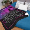 Personalized To My Girlfriend You Mean The World To Me Blanket Gift for Your Lady Love with Quilt Bedding Set