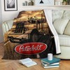 Peterbilt Truck Lovers Quilt Blanket for Car Fans