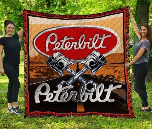 Peterbilt Truck Quilt Bedding Set for Truck Lovers