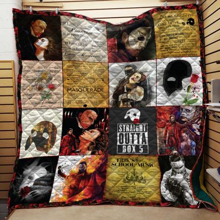 Phantom of the Opera Quilt Bedding Set with Bed Set for Girls