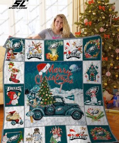 Philadelphia Eagles Great Quilt Blanket for Christmas Gift - Warm and Comfortable
