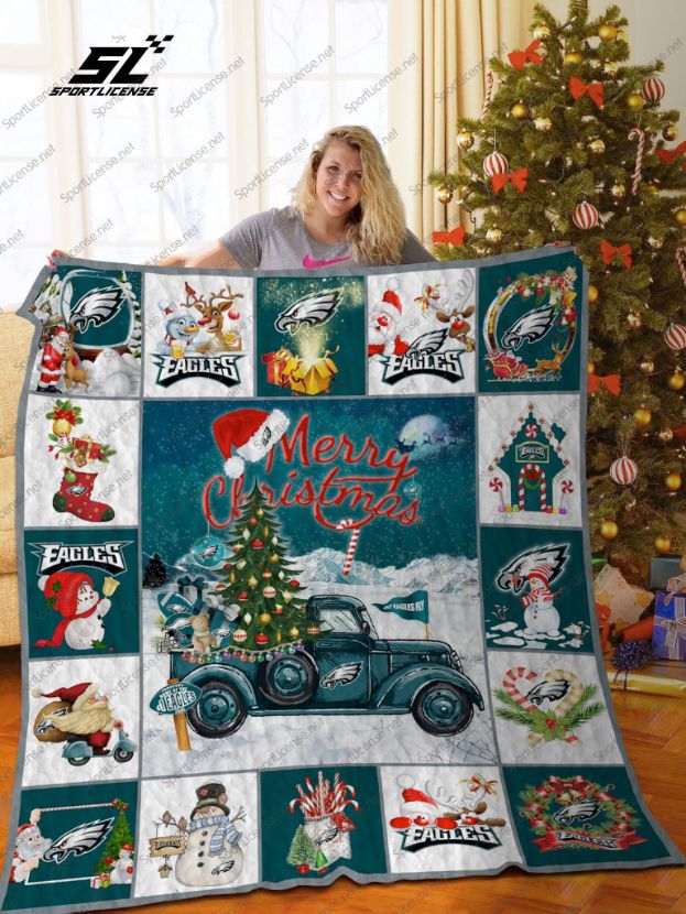 Philadelphia Eagles Great Quilt Blanket for Christmas Gift - Warm and Comfortable