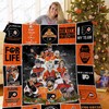 Philadelphia Flyers For Life Christmas Quilt Blanket