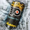 Philadelphia Flyers NHL Tumbler - Beautiful Sunflower Design Tumbler