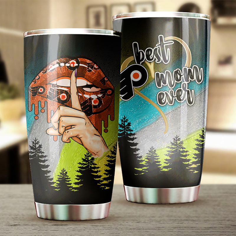 Philadelphia Flyers NHL Tumbler - Best Mom Ever Tumbler with Graceful Design - G Fanatics
