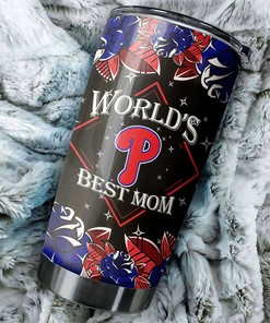 Philadelphia Phillies MLB Tumbler - World's Best Mom Personalized Gift for Baseball-loving Moms