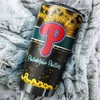 Philadelphia Phillies MLB Tumbler with Beautiful Sunflower Design