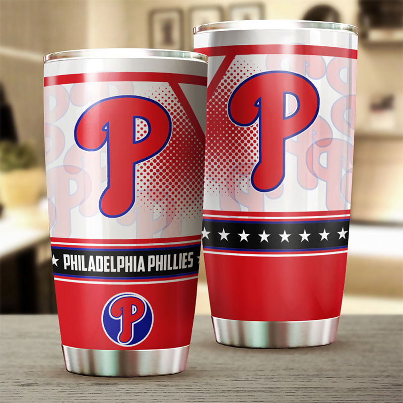 Philadelphia Phillies MLB Tumbler with an awesome and unique design - Image 2