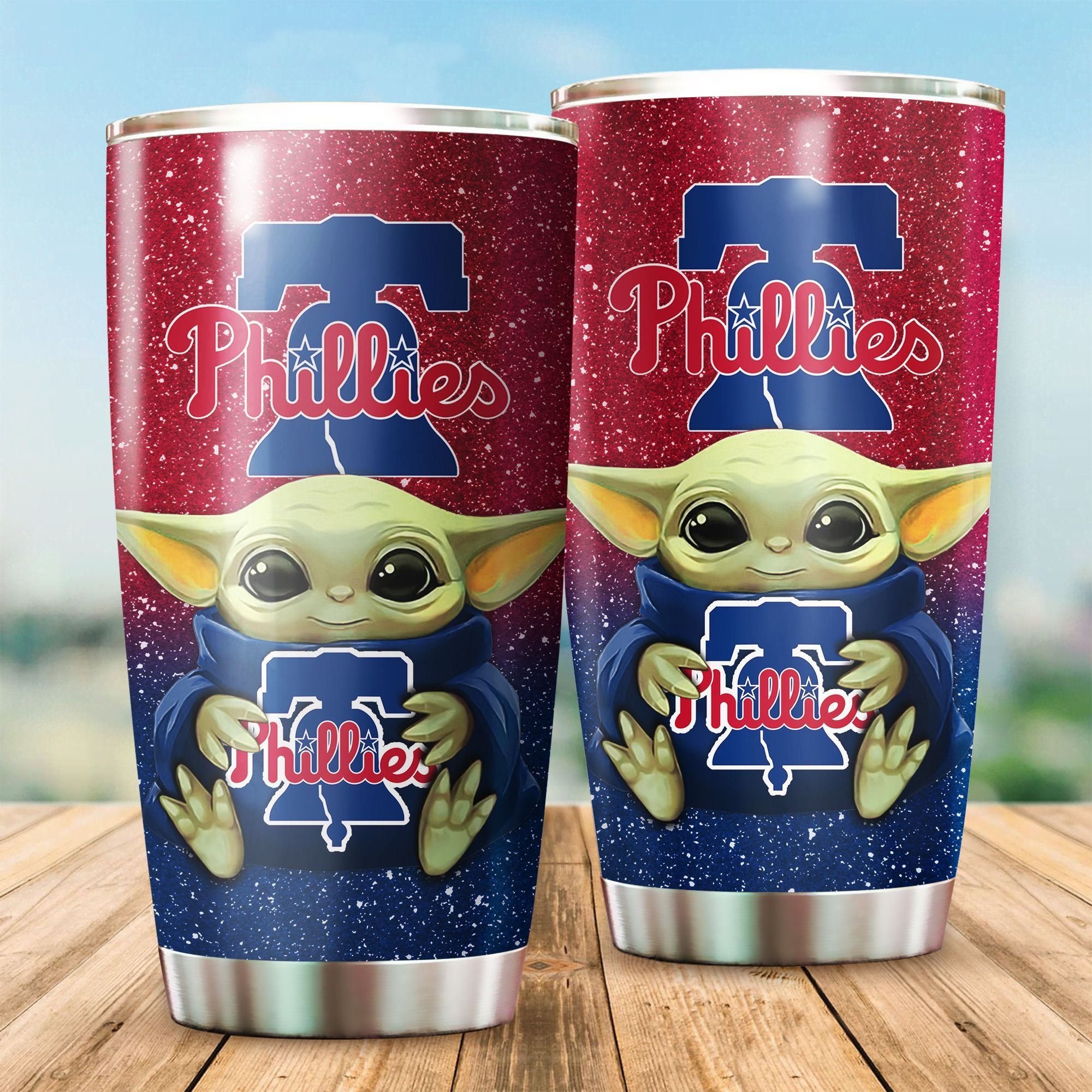 Philadelphia Phillies Yoda Tumbler for Baseball Fans
