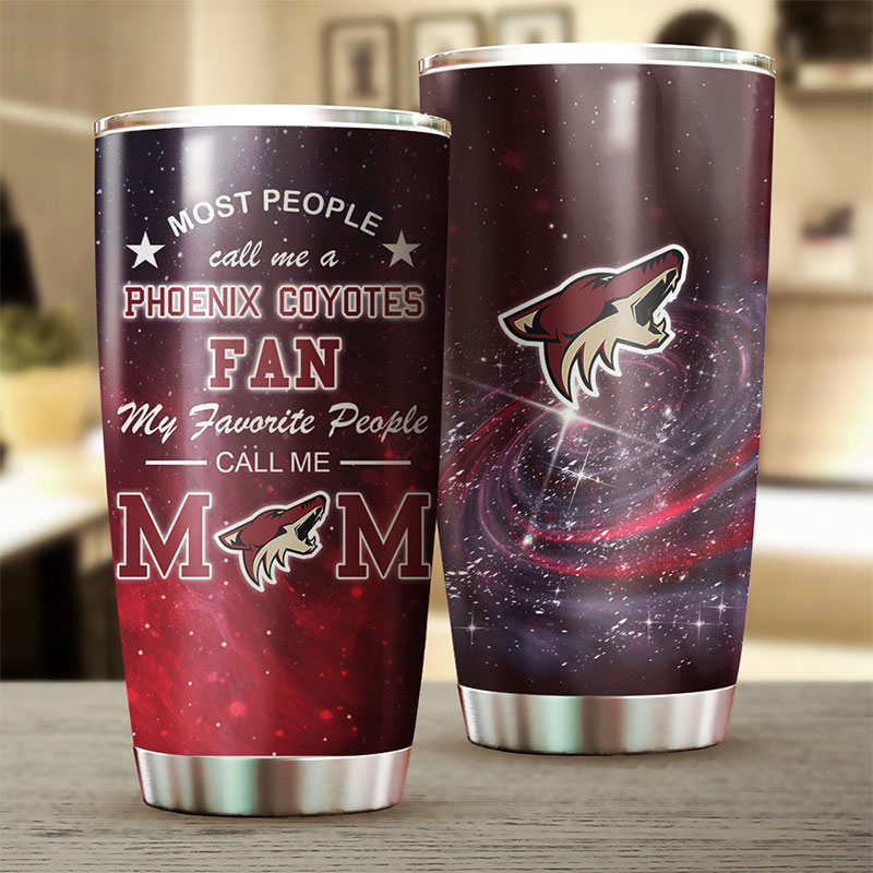 Phoenix Coyotes NHL Tumbler: Mom Tumbler with NHL Logo, Perfect for Dedicated Fans - Image 2