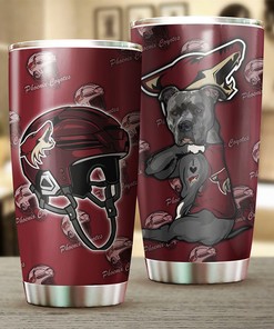 Phoenix Coyotes NHL Tumbler - Show Your Love for Dogs and Hockey with This Cute Tumbler
