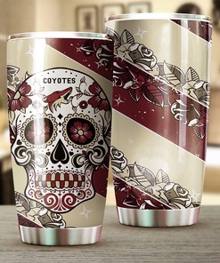 Phoenix Coyotes NHL Tumbler - Skull Design Tumbler for NHL Fans