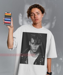 Photo Homage JOHNNY DEPP Tee - RottenBorn Trial Gift for Movie Fans