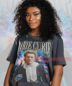 Physicist Marie Curie Vintage Shirt for Fans of Science and Noble Prize Winners