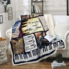 Piano The Best Players Are On The Bench Quilt Bedding Set