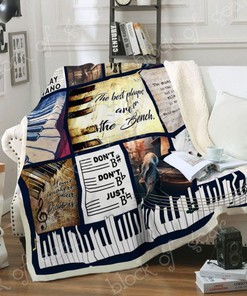 Piano The Best Players Are On The Bench Quilt Bedding Set