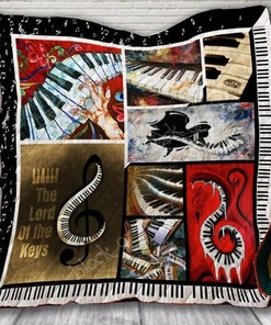 Piano The Lord Of The Keys Quilt Blanket - For music lovers everywhere quilt blanket hits all the right notes