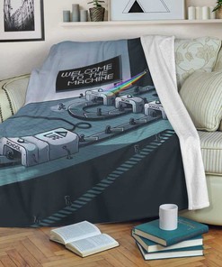 Pink Floyd Fleece Blanket Gift, Premium Comfy Sofa Throw Blanket for Music Fans
